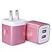 USB Wall Charger, Charger Block, AILKIN 2.1A Multiport Fast Charge Power Brick Cube for iPad, iPhone, iPod, Samsung Galaxy, Motorola, Moto, PS5, Huawei, HTC, LG, Nokia, USB A Charging Box, AC Adapter