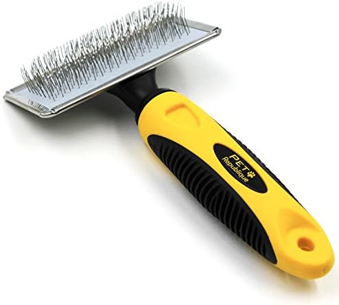 Pet Republique Slicker Brush Series - for Dogs, Cats, Rabbits, Any Long Haired Breed Pets (Protective Tips, Regular)