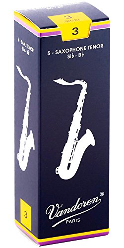 Vandoren Tenor Saxophone Reeds Strength 3 Box of 5