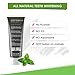 Charcoal Teeth Whitening Toothpaste Activated - All Natural Black Fluoride Free Tooth Whitener Paste Powder - Best For White Teeth + Fresh Breath Tea Tree Oil / Peppermint Flavor - Carbon+ MADE IN USA