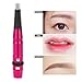 ShakeLady Adjustable Strong Powerful Tattoo Machine Kit Pen Power Supply for Permanent Makeup Eyebrow Eyeliner Lip with 10 Needles and Mouth Tips (Rose Red)