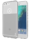 Google Pixel Case, Tauri [Scratch Resistant] Ultra Slim Thin Clear Flexible Soft TPU Protective Case Cover for Google Pixel - Clear