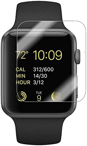 Skypat lll046 Tempered Glass 9H Hardness, Dust-Free, Fingerprint-Free Apple Watch 42 mm Smart Watch Screen Protector - 2 Piece