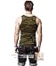 XSHANG Mens Cotton Gym Camo Tank Tops Compression Sleeveless Shirt Muscle Comfort