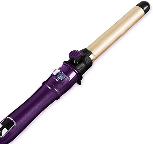Vieschen Auto Hair Curler 360 Degree Rotation Titanium Styling Iron Digital Temperature Controller Ceramic Hair Tool (25MM)