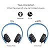Wireless-Bluetooth-Over-Ear-Stereo-Foldable-Headphones-Wireless-and-Wired-Mode-Headsets-with-Soft-Memory-Protein-Earmuffs-Built-in-Mic-for-Mobile-Phone-TV-PC-Laptop-Black-Blue Wireless Bluetooth Over Ear Stereo Foldable Headphones, Wireless and Wired Mode Headsets with Soft Memory-Protein…