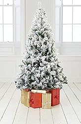 Perfect Holiday Christmas Tree, 5-Feet, Flocked Snow