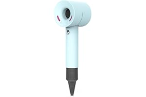 1PCS Silicone Anti-scratch Body Head Protective Cover Case Skin Hair Dryer Compatible with Dyson Dryer Travel Case (Sky Blue)