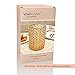 VINCIGANT Gold Cylinder Crystal Candle Holders/Hollow Flower Vase Centerpieces for Dinning Room Coffee Table Decoration,Wedding/Anniversary/Housewarming
