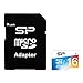 Silicon Power SP016GBSTHBU1V20AE 16GB, Up to 85MB/S MicroSDHC UHS-1 Class10, Elite Flash Memory Card, Adapter