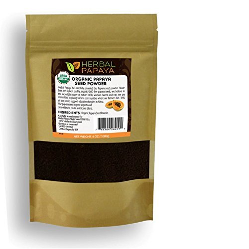 Papaya Seed Powder 100 Pure USDA Organic NonGMO Verified Kosher