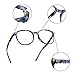 LifeArt Blue Light Blocking Glasses, Anti Eyestrain, Computer Reading Glasses, Gaming Glasses, TV Glasses for Women Men, Anti Glare (Floral, No Magnification)