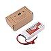 Innovateking 2200mAh 7.4V 35C 2S LiPo Battery T Plug Deans Connector for RC Car Airplane Helicopter DIY Part