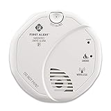 FIRST ALERT Hardwired Wireless Smoke Alarm with