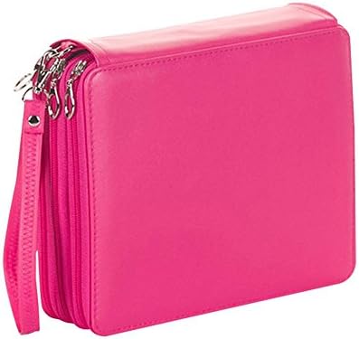 Pencil Case Holder 168 Slots with Zipper Closure Large Capacity Pen Organizer for Watercolor Pens Markers Case Holder