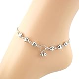 Towallmark(TM) Heart Cherries Women Ankle Bracelet Barefoot Sandal Beach Foot Jewelry