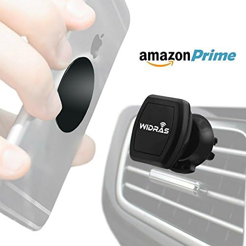 Widras Universal Smartphone Magnetic Car Air Vent Mount Holder Cradle For with iPhone X 8 8 Plus 7 7 Plus SE 6s 6 Plus 6 5s 5 4s 4 Samsung Galaxy S6 S5 S4 LG Nexus Sony Nokia and More