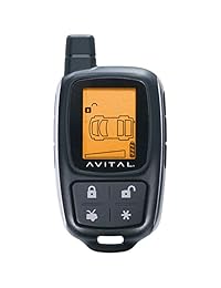 Avital 7345l 7345l 2 Vías 4 Button LCD de repuesto Ask transmisor