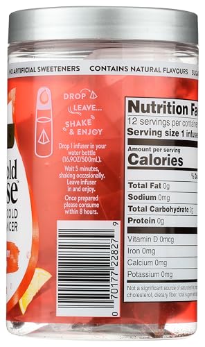 TWININGS TEA – TEA COLD INFUSE STRAWBERRY LEMON – CASE OF 6-12 COUNT
