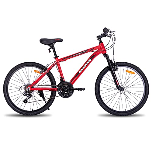 HILAND 26 inch Complete Beach Cruiser Bike for Adults, 7 Speed Step-Through Frame Womens Bicycle with Rear Rack, Retrospec Bike Commuter City Bicycle for Men