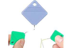 BUSYLIVE Automatic Needle Threaders for Hand Sewing, 2025 Upgrade Embroidery Floss, Sewing Machine Needle Threader, Sewing Supplies Tool, Fits All Needle Sizes (1, Color)