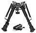 JINSE Bipod Adjustable 6-9 Inches Spring Return with Quick Release Adapter
