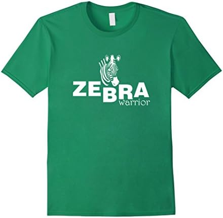 Men's Zebra Warrior Shirt Ehlers Danlos Syndrome Awareness T-Shirt 2XL Kelly Green