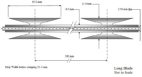 Bobco Metals 1 Pack Razor Wire - CBT 65-33 Loops by Bobco Metals