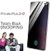 [Privacy Glass] For Samsung Galaxy S10 S10+, Marval.P Tempered Glass Screen Protector, 9H Hardness with 2.5D Curve Edge, More Clear & Block Snapping, Anti Spy, Case Friendly (Privacy, Galaxy S10 Plus)