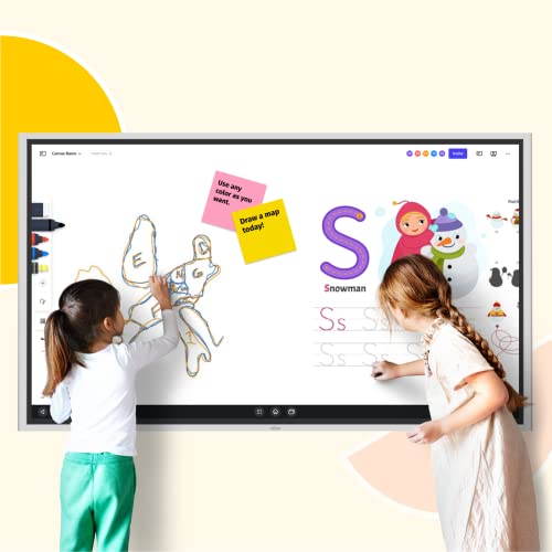 Vibe S1 55" Smart Whiteboard, Touchscreen Display, 4K UHD Interactive