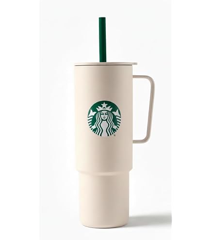 Amazon.com | Starbucks + Stanley Military Commitment Double Walled Hammered  Stainless Steel Tumbler With Handle: Tumblers & Water Glasses