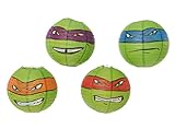 American Greetings Teenage Mutant Ninja Turtles Paper Lantern Decoration, Party Supplies (4 Count)