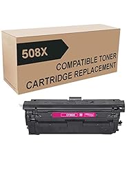 Do it wiser compatible High Yield Cartucho de tóner de repuesto para HP 508 X Color LaserJet Enterprise LaserJet M552dn, Paquete de 4