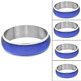 MJartoria Emotion Feeling Heat Sensitive 12 Color Changes Endless Band Mood Ring