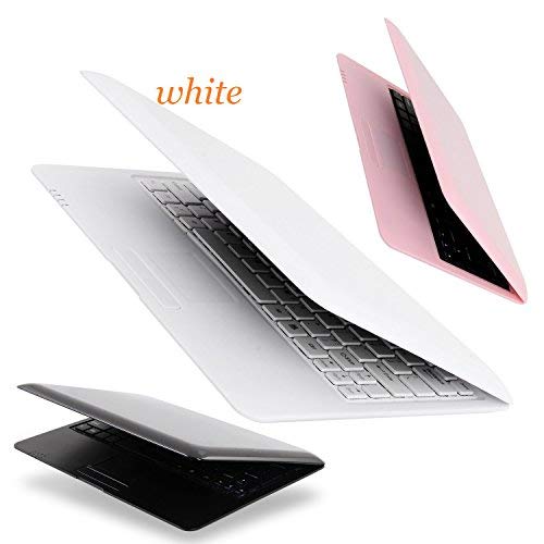 BIGMAC 10.1 Inch Computer Laptop PC Android 4.4 Dual Core Notebook Netbook 4GB With WIFI Built In Camera Netflix YouTube Google Player Flash (White)