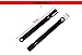 Pack of 2 - GOGOONLY 50 Black Tips Fan-shaped Nail Art Display Chart Acrylic False Tips Practice Tool - 100 Tips in Total - BH000853