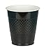 Amscan Big Party Pack Plastic Cups, 50 Count (Pack of 1), Jet Black