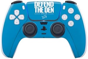Skinit Decal Gaming Skin Compatible with PS5 Controller - Officially Licensed NFL Detroit Lions Team Motto Design