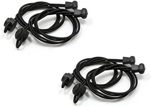 2 Pack - No Tie Shoelaces By Clinch Tie - Elastic Tieless Lock Shoe Laces For Kids, Adults, Disabled People &amp; Seniors - Ideal For Athletic Running Sneakers - Steady &amp; Well Fitting (black)