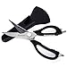 Kitchen Scissors - Come Apart Stainless Steel Blades with Soft Grip Handle + Magnetic Storage Case - Durable Multifunction Shear for Cutting Meat, Vegetables, Fruits or Opening Bottles
