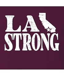 Go All Out X-Large Maroon Mens LA Strong Los