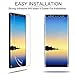 [2 Pack] Xawy Screen Protector for Samsung Galaxy Note 9, [Case-Friendly] [Bubble-Free] HD Clear Flexible Film with Lifetime Replacement Warranty