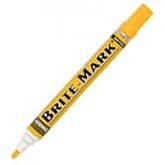 DYKEM 8031-8404 Brite-Mark Regular Line Markers, Yellow | Paint Markers, Permanent Markers, Oil Based Markers, 25 to 35 s, Sweet, Makes permanent bright marks on metal