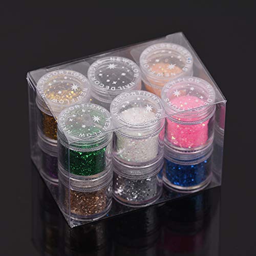 5 Pieces 30ML Crystal Epoxy Resin 13 Color Liquid Pigment 12 Glitter Sequins 17 Metal Jewelry with 2X 5 Meters Tape For DIY Handcraft Jewelry Earrings Necklace Bracelet Nail Art Accessories