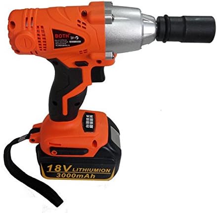 BOTH 1/2'' Li-ion 18V 4.0Ah 320N.m 0-3100BPM Electric Impact Wrench Car Tyre Wheel Wrench Cordless Impact Spanner Wrench Set