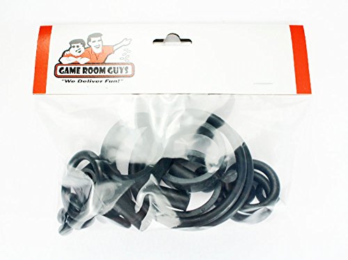 Game Room Guys Bally Black Rose Pinball Black Rubber Ring Kit