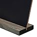 Xgood 6 Sets 5x6 inch Mini Tabletop Chalkboard Signs with Vintage Style Wooden Easel and Non-Woven Eraser Small Chalkboard Message Board for Food,Party,Wedding,Bar and Event Decoration