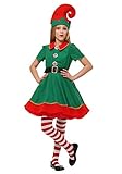 Girls Holiday Elf Costume Small (6)