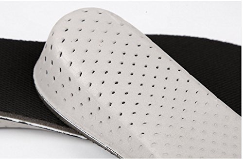1 Pair HappyStep Full Length Memory Foam Height Increase Insoles Unisex (Length 27.3cm, Men Size 4-10 or Women Size 5-12, Width B-D, Height 3cm)