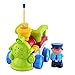 FunsLane Cartoon RC Train Toy with Action Figure Electric Radio Control Car with Music and Lights for Toddlers and Kids